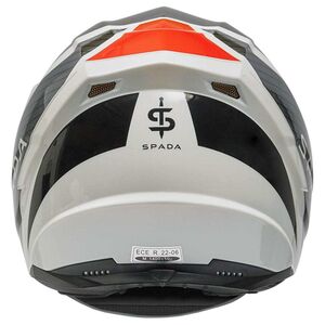 SPADA Raiden 2 Thunder Black/White/Red Helmet click to zoom image