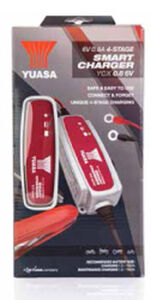 YUASA Battery Charger YCX0.8 6V 0.8A 4-Stage 