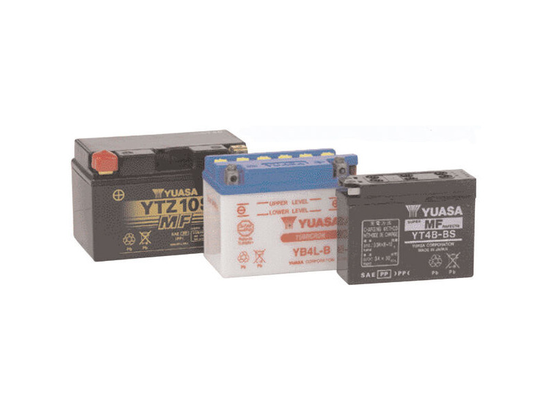 YUASA Batteries 12N-12A-4A-1 (CP) With Acid click to zoom image