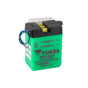 YUASA 6N2-2A-8-6V - Dry Cell, No Acid Pack 