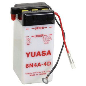 YUASA 6N4A-4D-6V - Dry Cell, No Acid Pack 