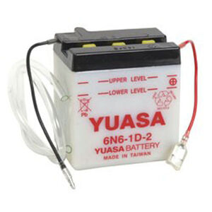 YUASA 6N6-1D-2-6V - Dry Cell, No Acid Pack 