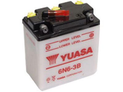 YUASA 6N63B-6V - Dry Cell, No Acid Pack