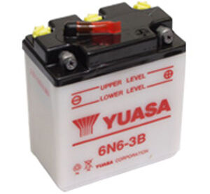 YUASA 6N63B-6V - Dry Cell, No Acid Pack 