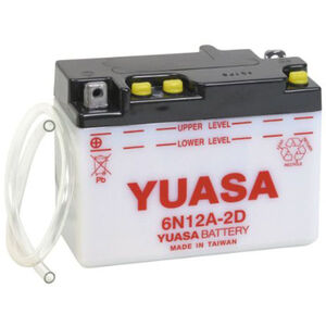 YUASA 6N12A-2D-6V - Dry Cell, No Acid Pack 