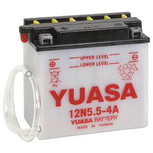 YUASA 12N5.5-4A-12V - Dry Cell, No Acid Pack 