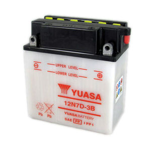 YUASA 12N7D-3B-12V - Dry Cell, No Acid Pack 