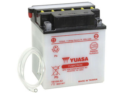 YUASA YB10AA2-12V YuMicron - Dry Cell, No Acid Pack