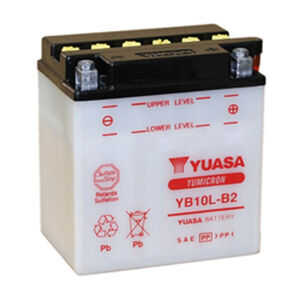 YUASA YB10LB2-12V YuMicron - Dry Cell, Includes Acid Pack 