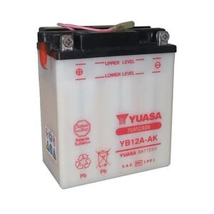 YUASA YB12AAK-12V YuMicron - Dry Cell, No Acid Pack with Sensor 