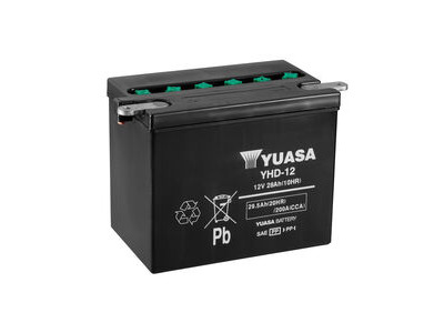 YUASA YHD-12-12V - Dry Cell, No Acid Pack