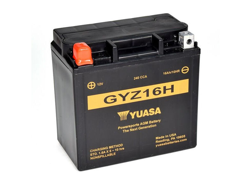 YUASA GYZ16H-12V High Performance MF VRLA - Factory Activated Sealed click to zoom image