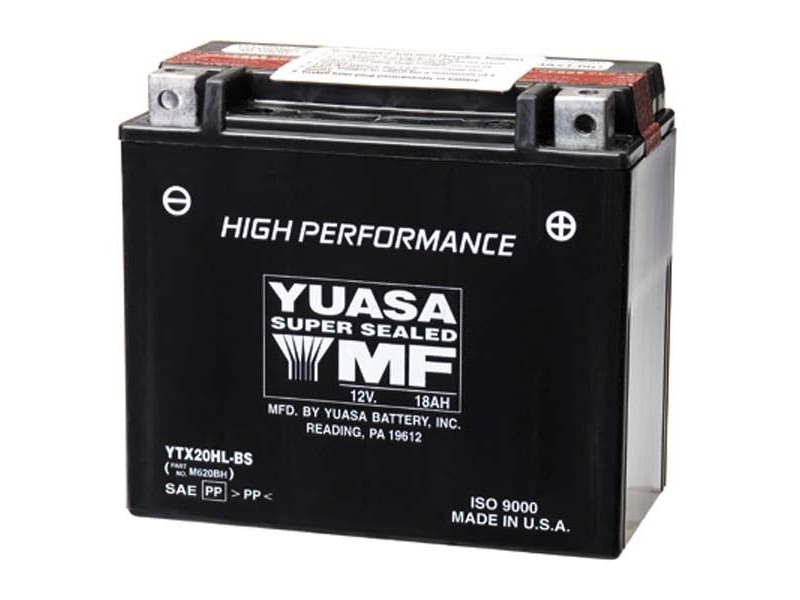 YUASA YTX24HLBS-12V High Performance MF VRLA - Dry Cell, Includes Acid Pack click to zoom image