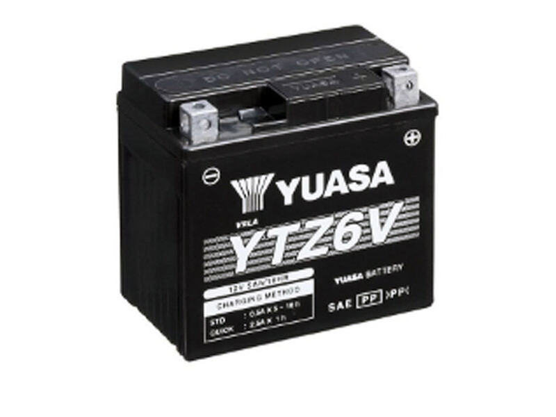 YUASA YTZ6V (WC) 12V Factory Activated High Performance MF VRLA Battery click to zoom image