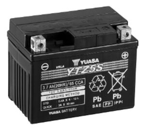 YUASA YTZ5S (WC) 12V Factory Activated High Performance MF VRLA Battery 