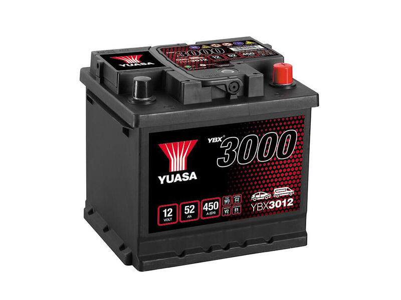 YUASA YBX3012 Battery (WC) 12V Factory Activated MF Battery click to zoom image