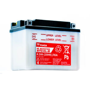 YUASA STC4L-B (CP) 12V Scooter Battery click to zoom image