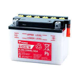 YUASA STC4L-B (CP) 12V Scooter Battery click to zoom image