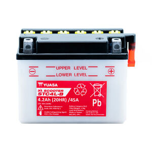 YUASA STC4L-B (WC) 12V Scooter Battery click to zoom image