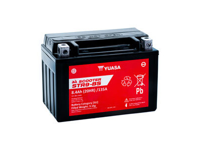 YUASA STR9-BS (WC) 12V MF VRLA Scooter Battery