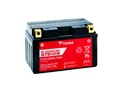 YUASA STS10S (CP) 12V MF VRLA Scooter Battery