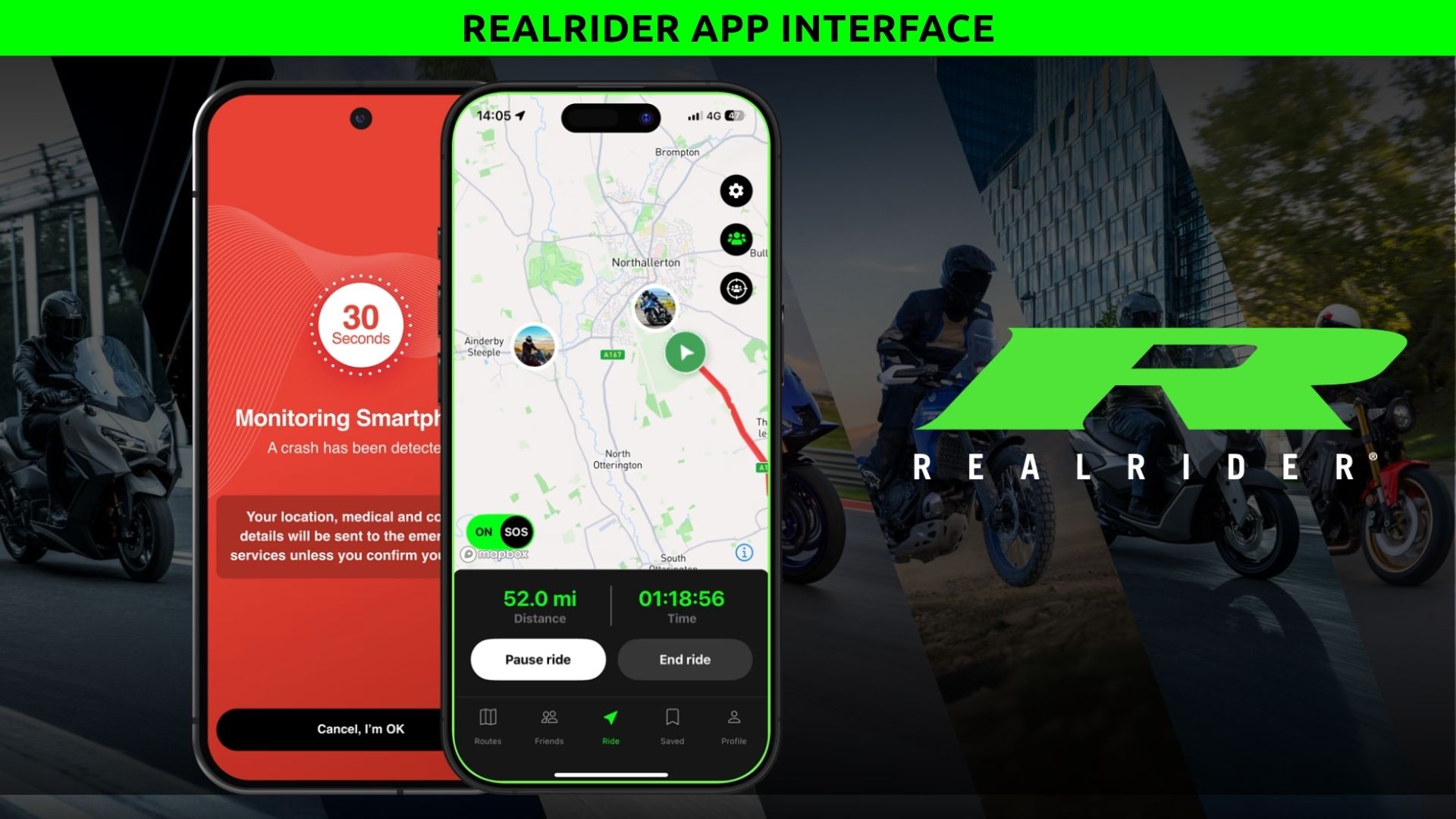 REALRIDER App Interface